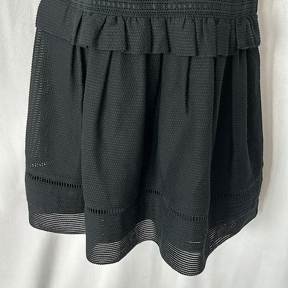 Burberry Brit Authenticated Black Embroidery Cotton Sleeveless Dress *Sz 2* 🌺🌺 - Picture 4 of 7